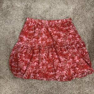 Paisley Print Skirt